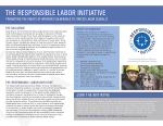 The Responsible Labor Initiative Brochure